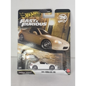 Hot Wheels 1:64 Fast Furious Premium - Honda del Sol 1994 white
